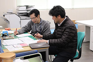 打ち合わせ風景